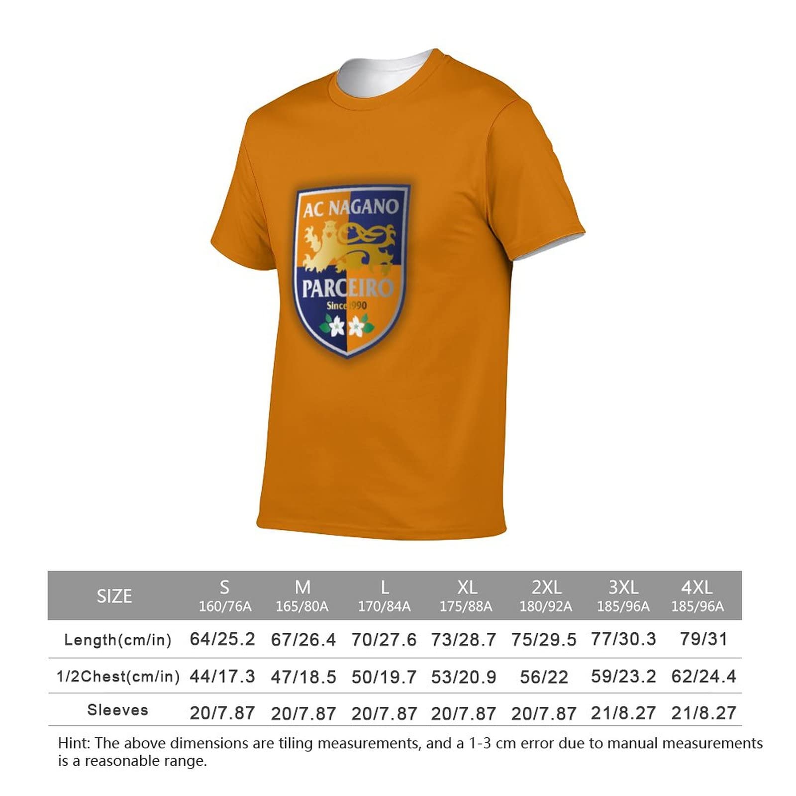 Amazon.co.jp: AC Nagano Parceiro T-Shirt, Men's, Short